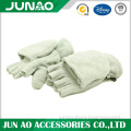 Polar fleece half fingers gloves with flap